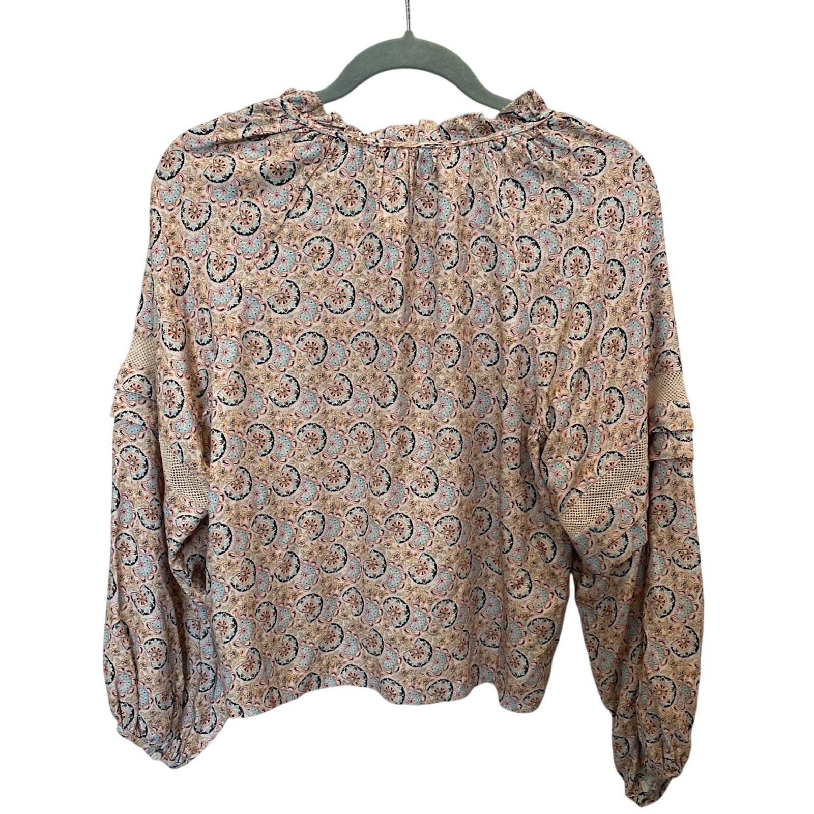 Joie Blouse Womens XS NEW 100% Rayon Bohemian Prairie Peasant Office Work Shirt