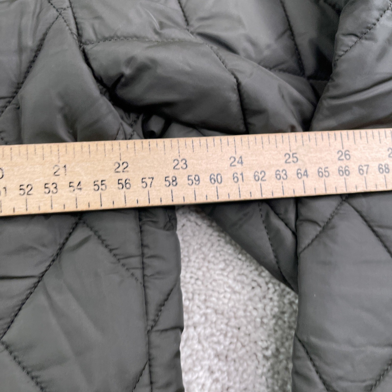 NEW 7Diamonds Rushmore Quilted Jacket Mens Large Grey Corduroy Collar Barn Chore