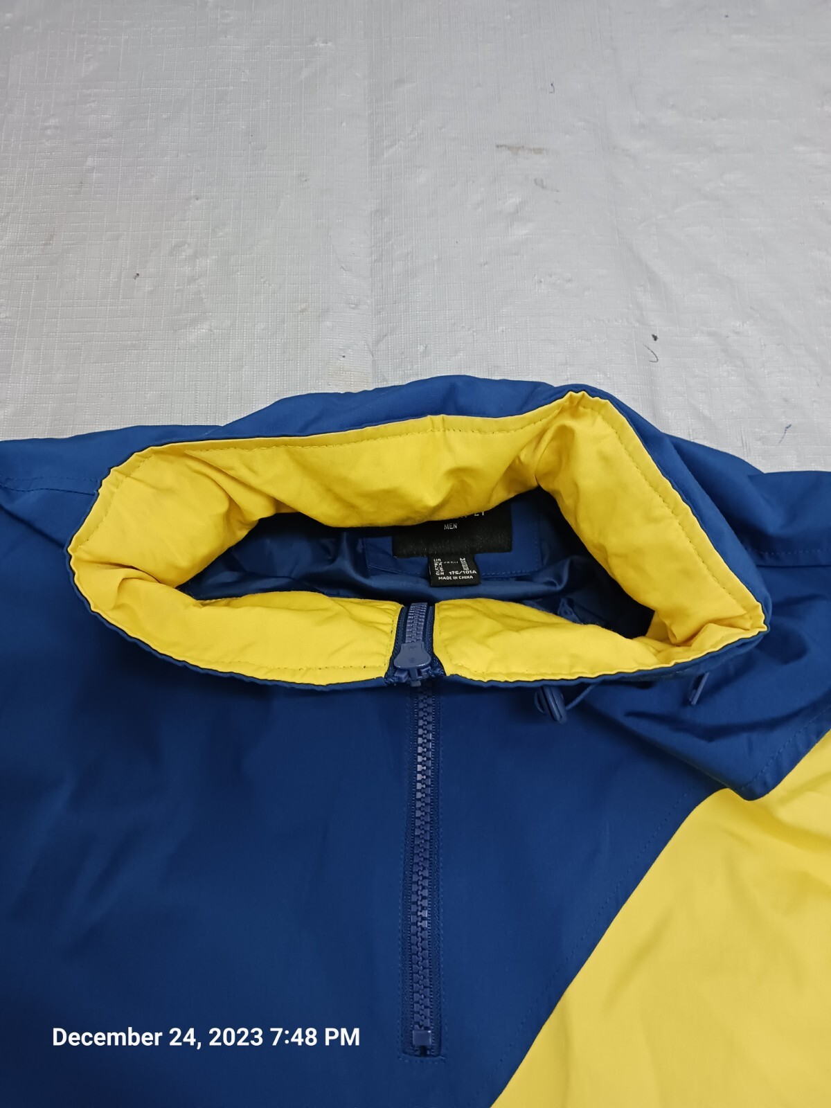 Forever 21 Retro Quarter Zip Color Block Windbreaker Size M
