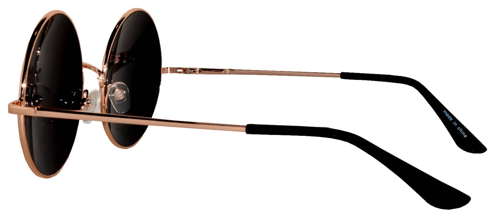 ROUND SUNGLASSES MIRROR LENS 43mm METAL FRAME ONE PAIR