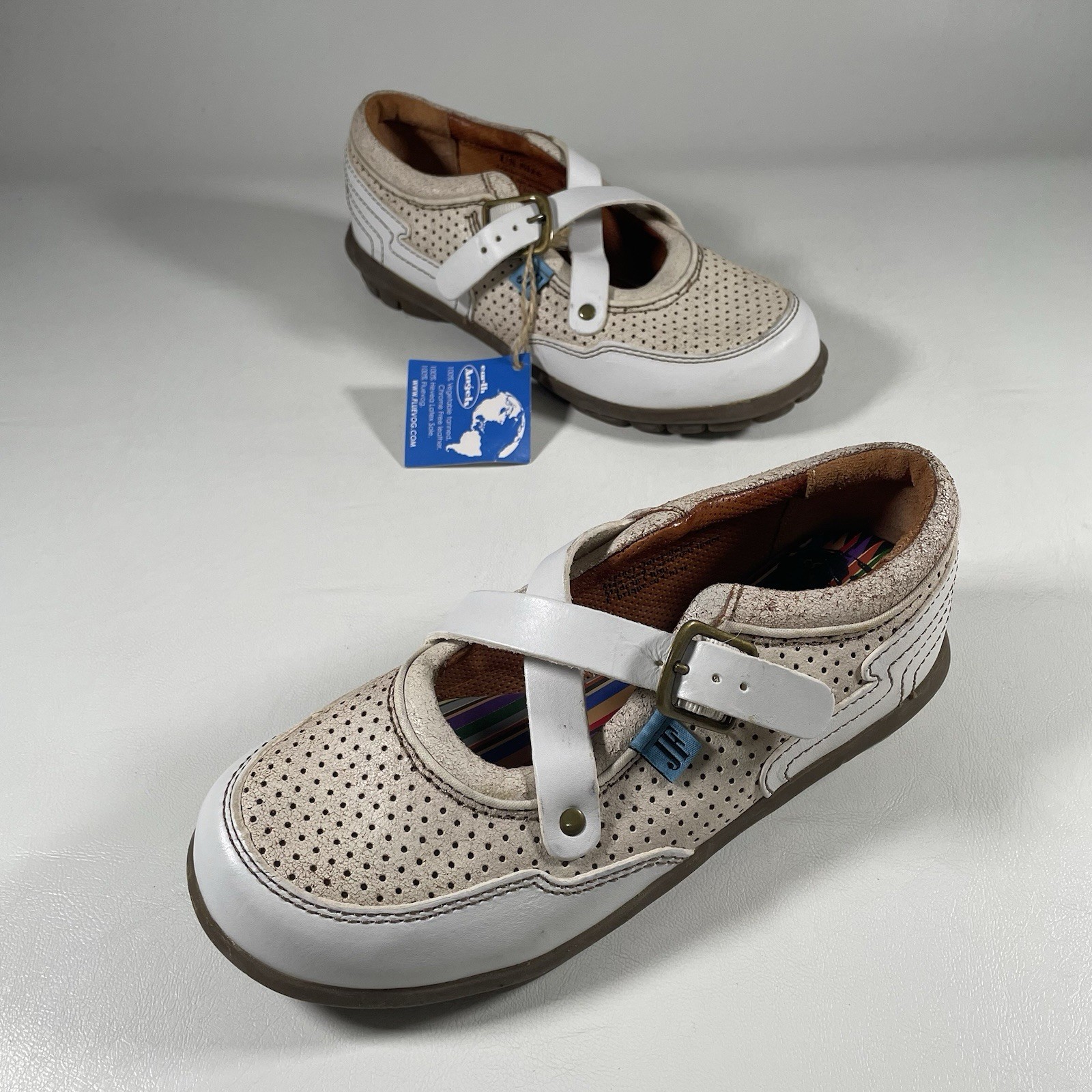 John Fluevog Shoes Sandals Earth Angels US Size M4 W6 Eco Friendly NWT Designer
