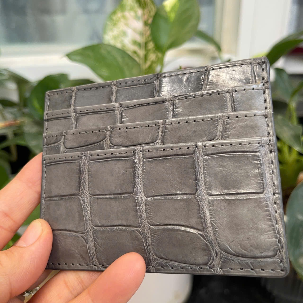GENUINE LEATHER SKIN CREDIT CARD HOLDER/ WALLET CARD HOLDER FOR MEN