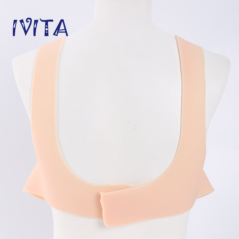IVITA GG Cup Soft Silicone Breast Forms Crossdresser TG False Boobs Plate