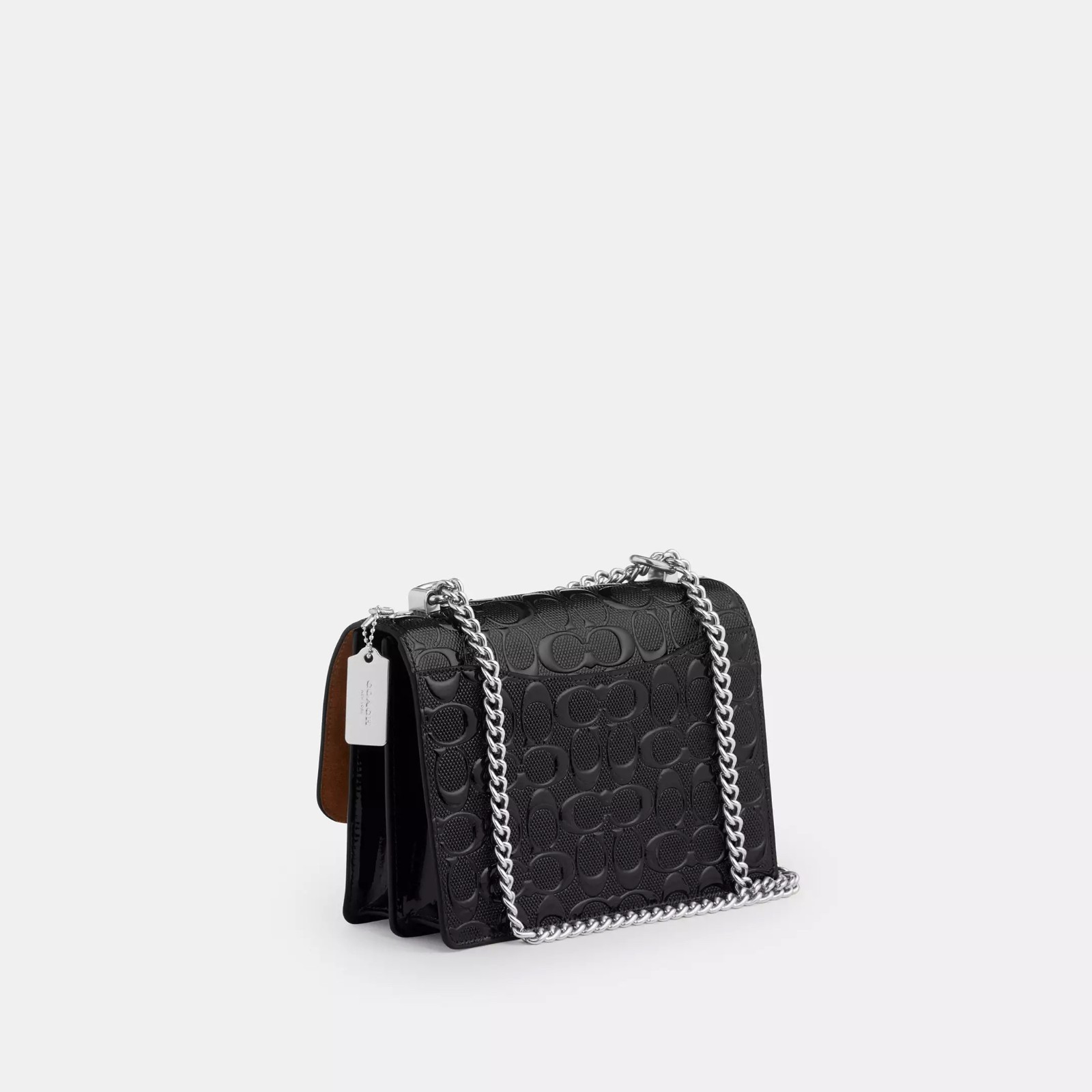 NWT Coach CDY99 Klare Crossbody Bag In Signature Patent Leather Smooth Leather