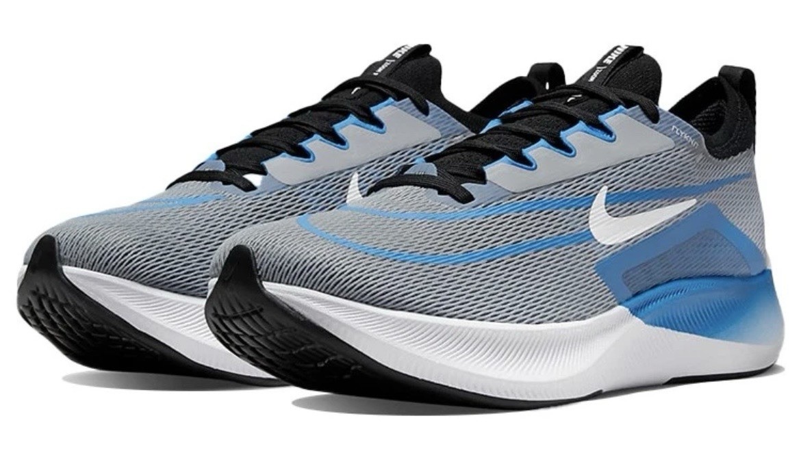 Nike Zoom Fly 4 Wolf Grey Blue Running Shoes CT2392 005 Men’s Multi Size NEW