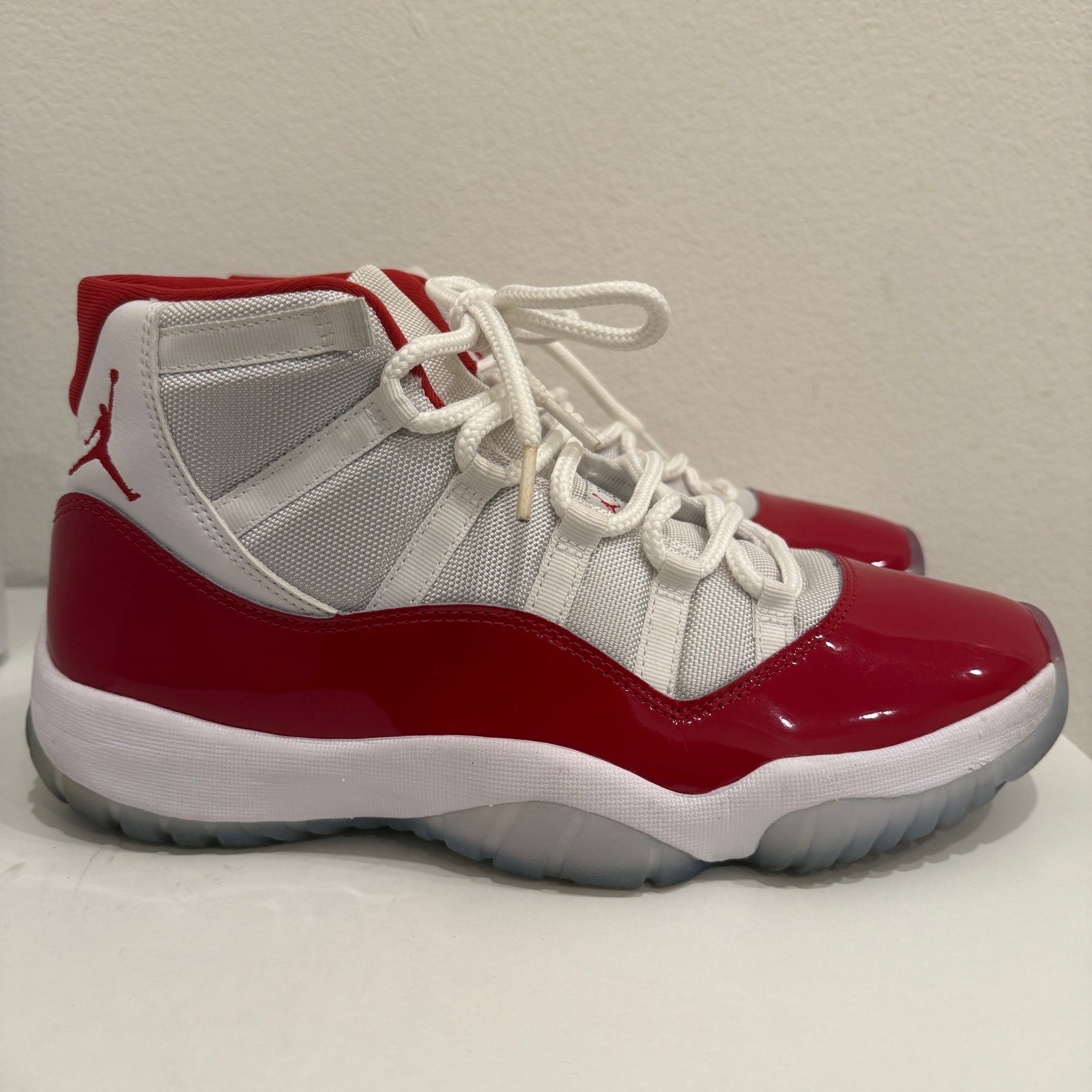 Nike Air Jordan 11 Cherry Varsity Red Retro High Sneakers Men’s Sz 12 CT8012-116