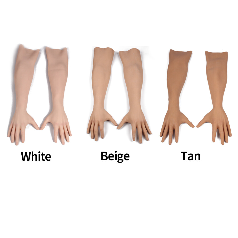Realistic Silicone Female Gloves Hand Gloves Veins Skin For Crossdresser Cosplay