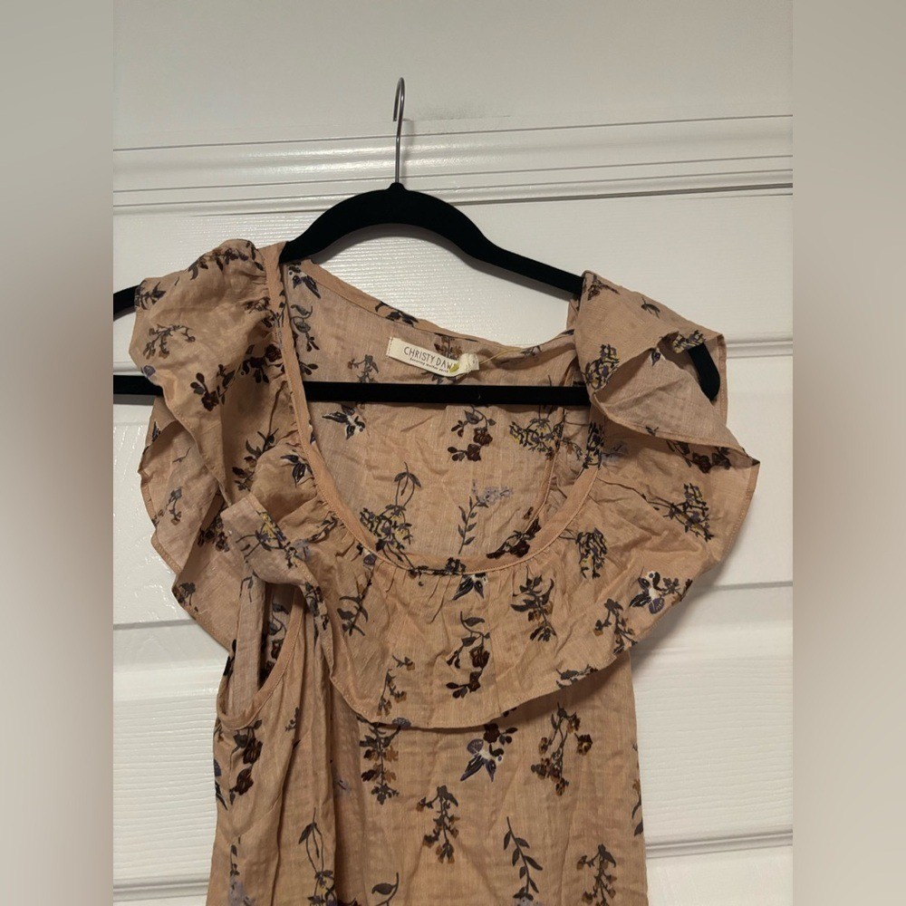 Christy Dawn Colette Dress Small Floral Midi Maxi Organic Cotton Cottagecore