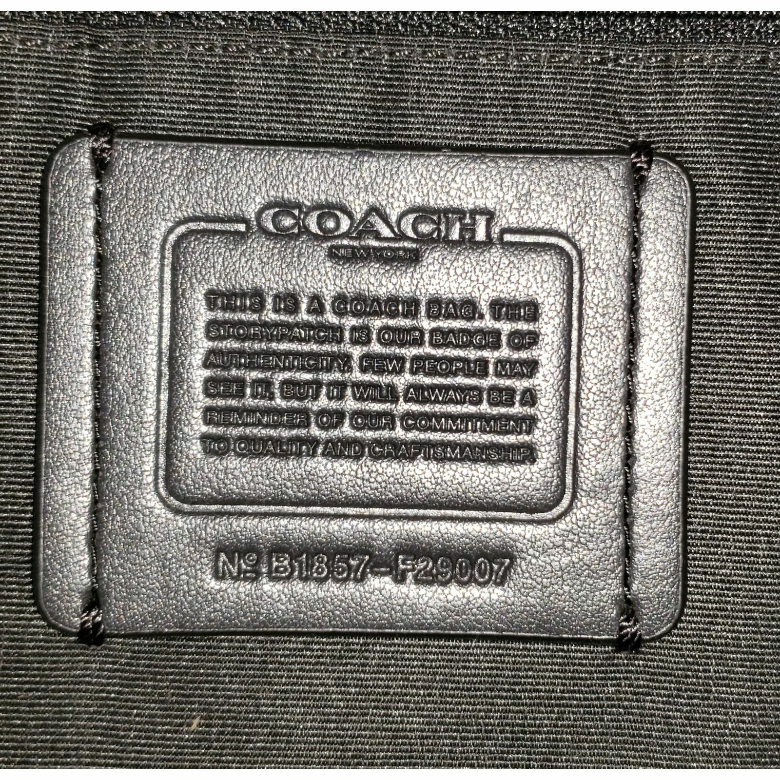 Authentic Coach Ava Chain Tote Black