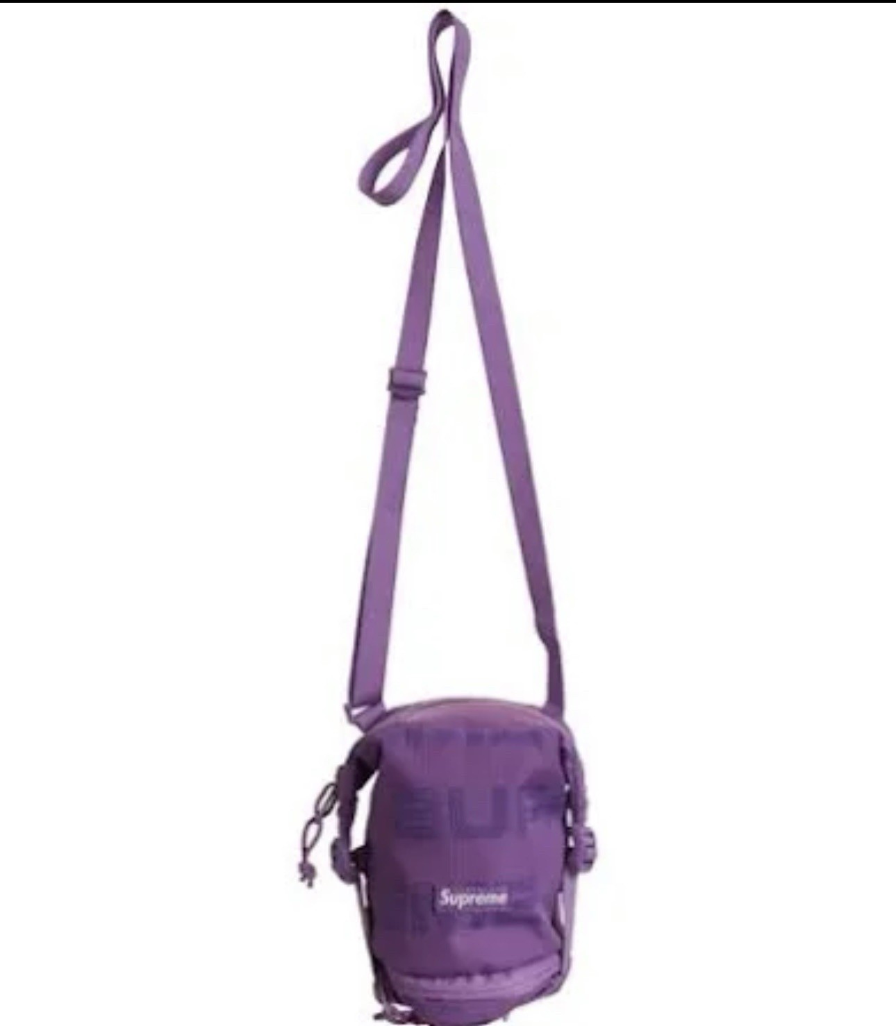 Supreme Neck Pouch FW21 Purple Rip Stop Fabric Hype Beast
