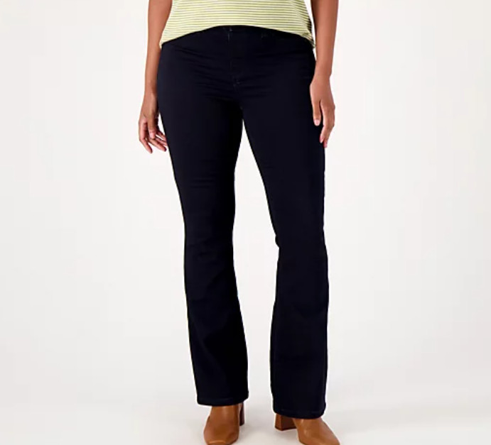 NWT – Laurie Felt Pull-on Bootcut Knit Clean Jeans – Blue Black