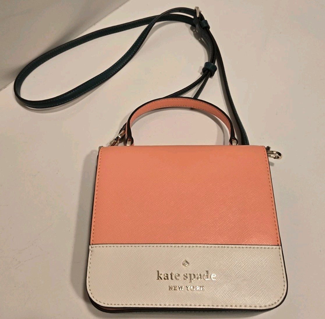 Kate Spade New York Staci Colorblock Square Crossbody Bag – Melon Ball Multi