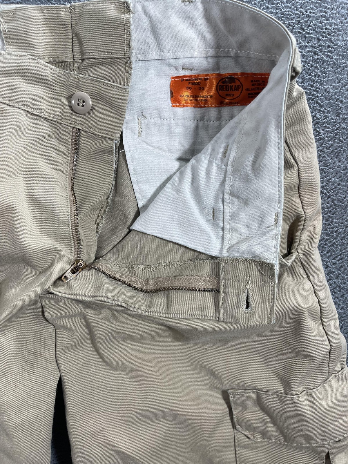 Red Kap Cargo Pants Mens 30×30 Khaki Workwear Industrial Uniform Utility PT88KH2
