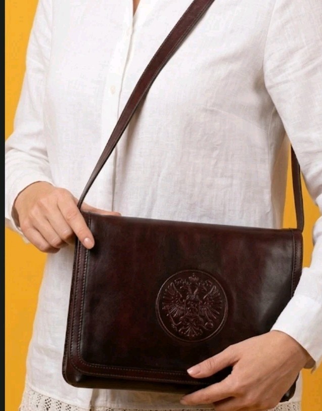 Alberto Ventura Made In Italy Genuine Leather Shoulder Bag