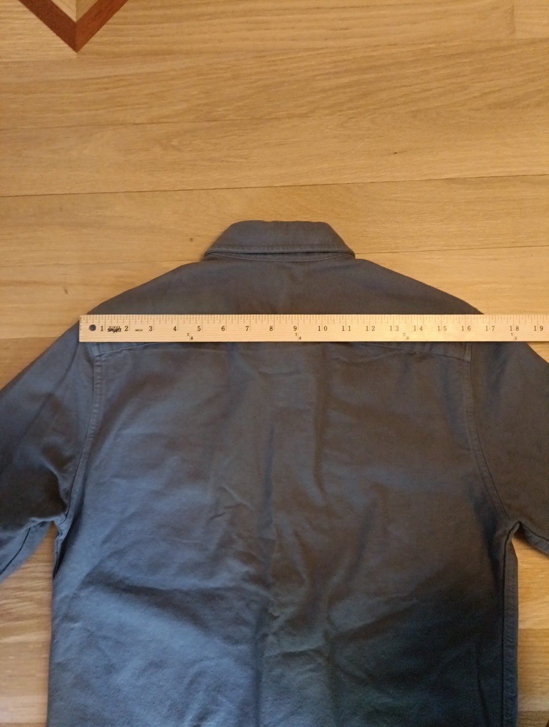 LL Bean Signature Archive 1933 Chamois Cloth Shirt Men’s Small S Gray Slim Fit