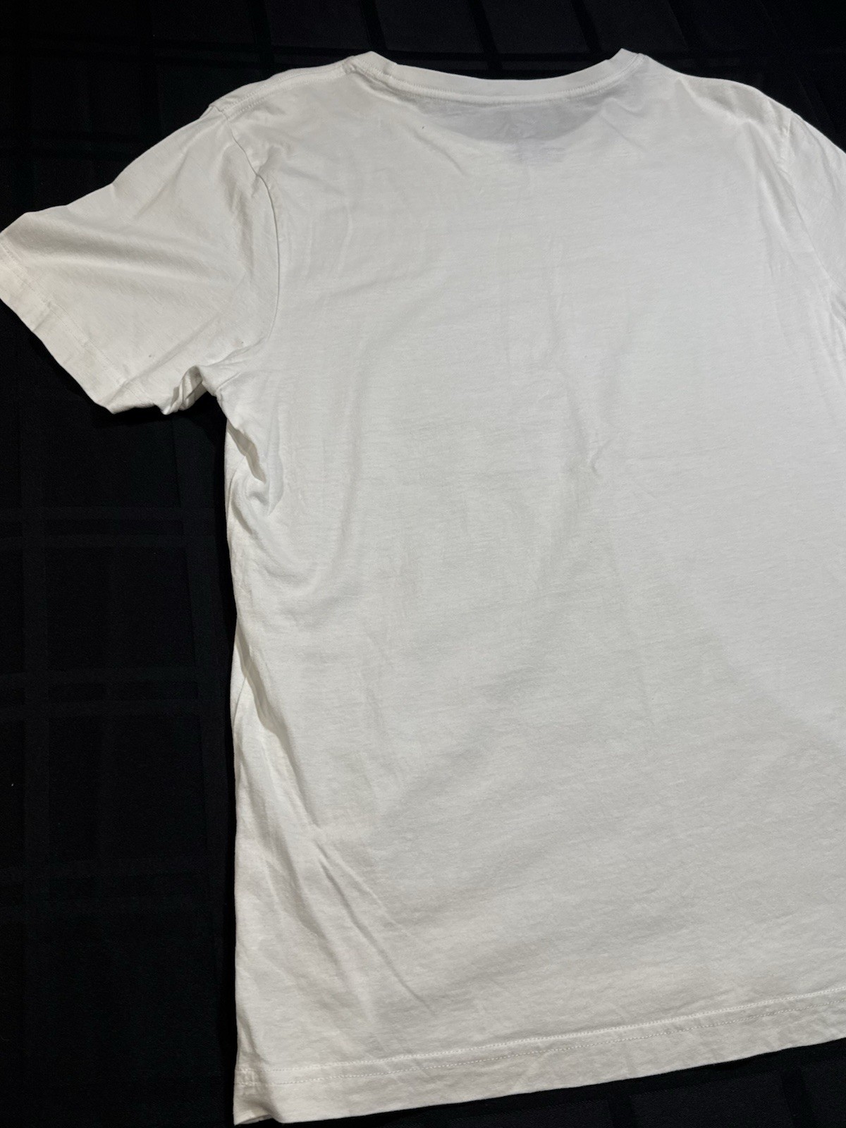 Hurley Men’s L White Graphic Logo Crew Neck Short Sleeve Cotton Tee