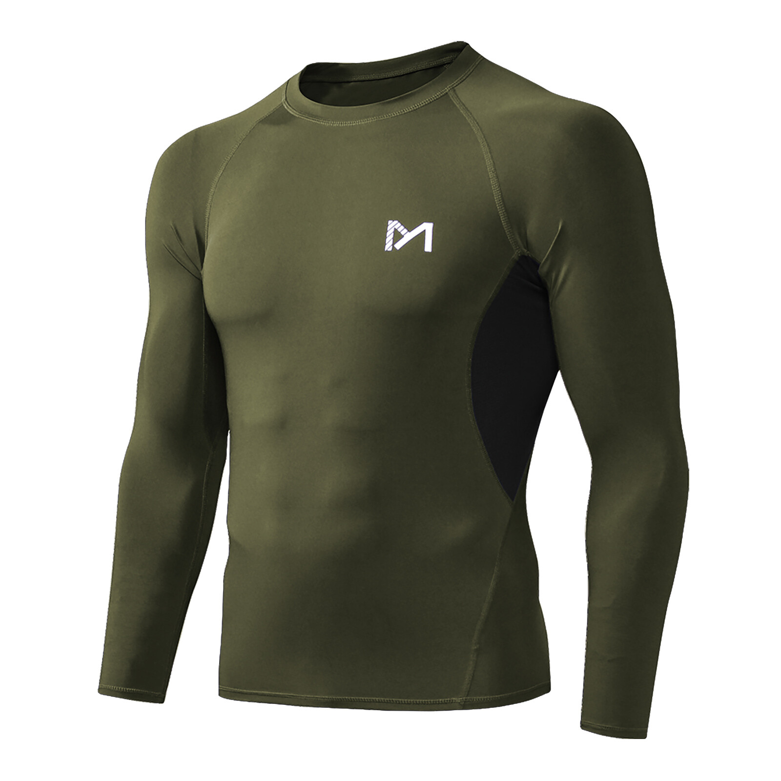 6 Pack/Set Compression Shirts for Men Long Sleeve Athletic Base Layer Undershirt