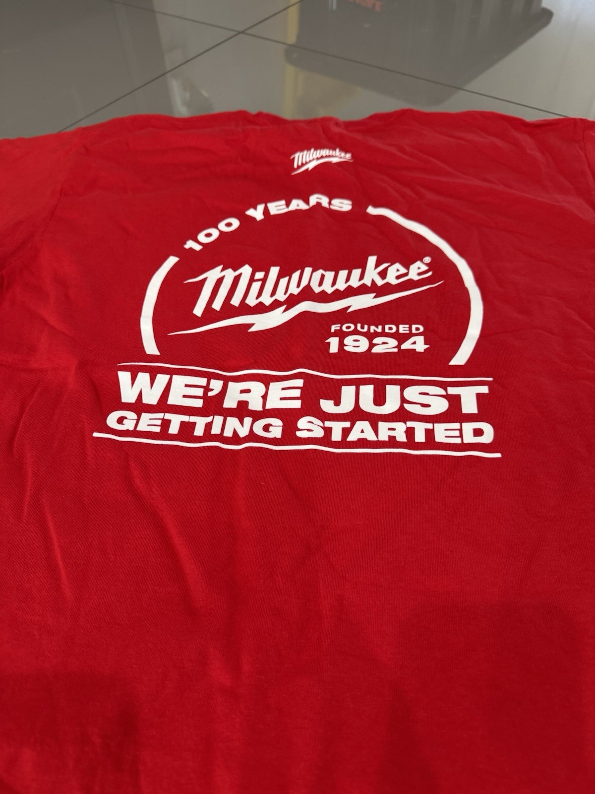 Milwaukee T Shirt Unisex Graphic Print Celebrating 100 Years L LARGE NEW