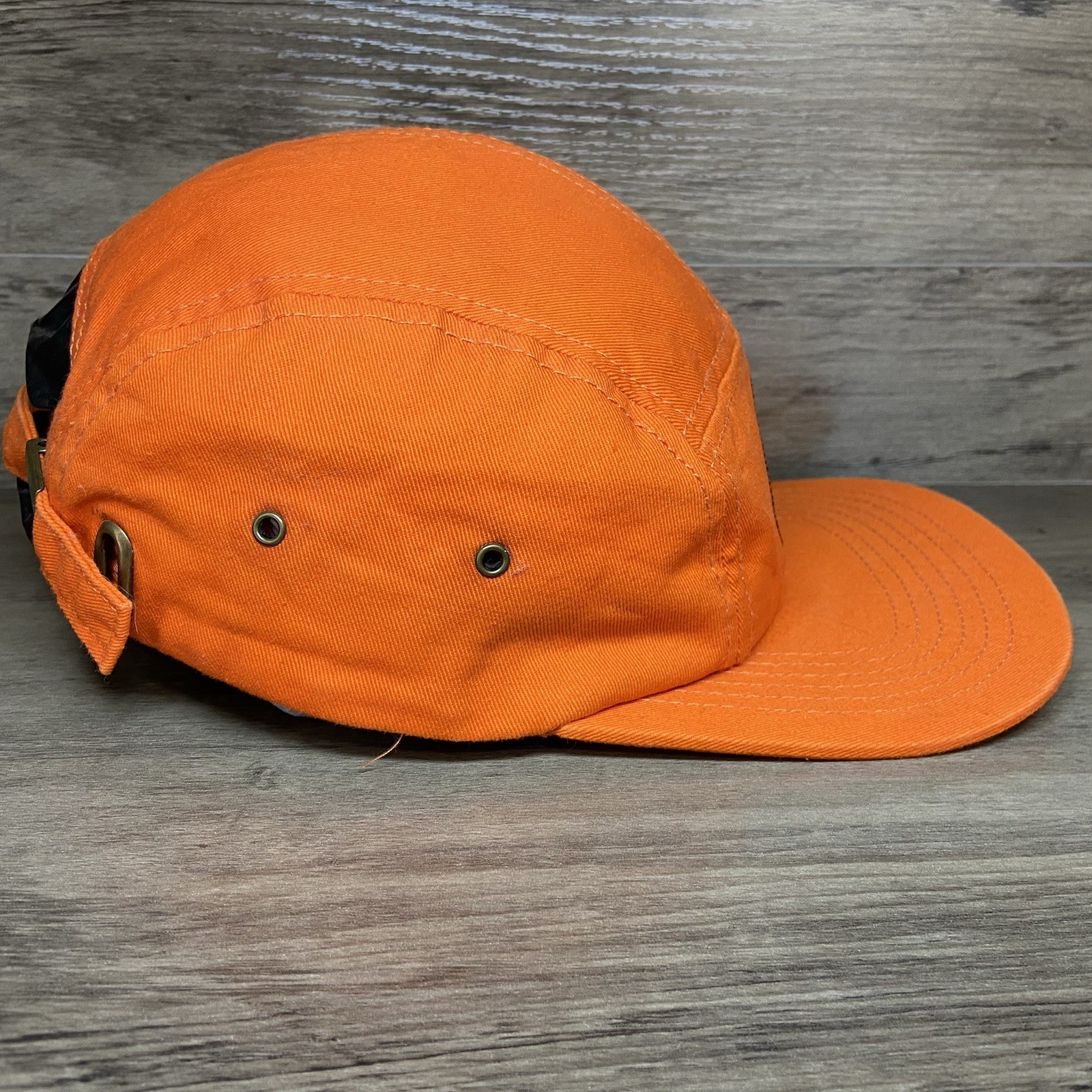 Zig Zag Rolling Papers No. 225 Hat Hunter Blaze Orange Adjustable 5 Panel RARE
