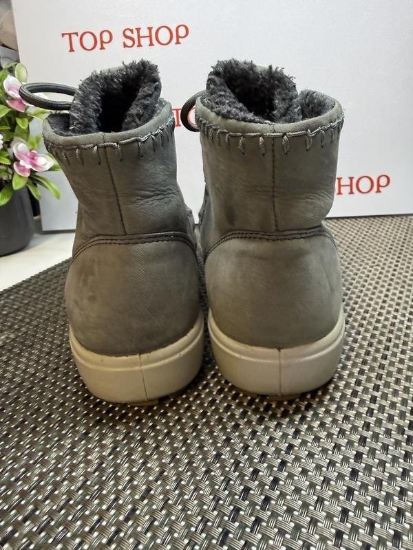 women ecco boots grey 38