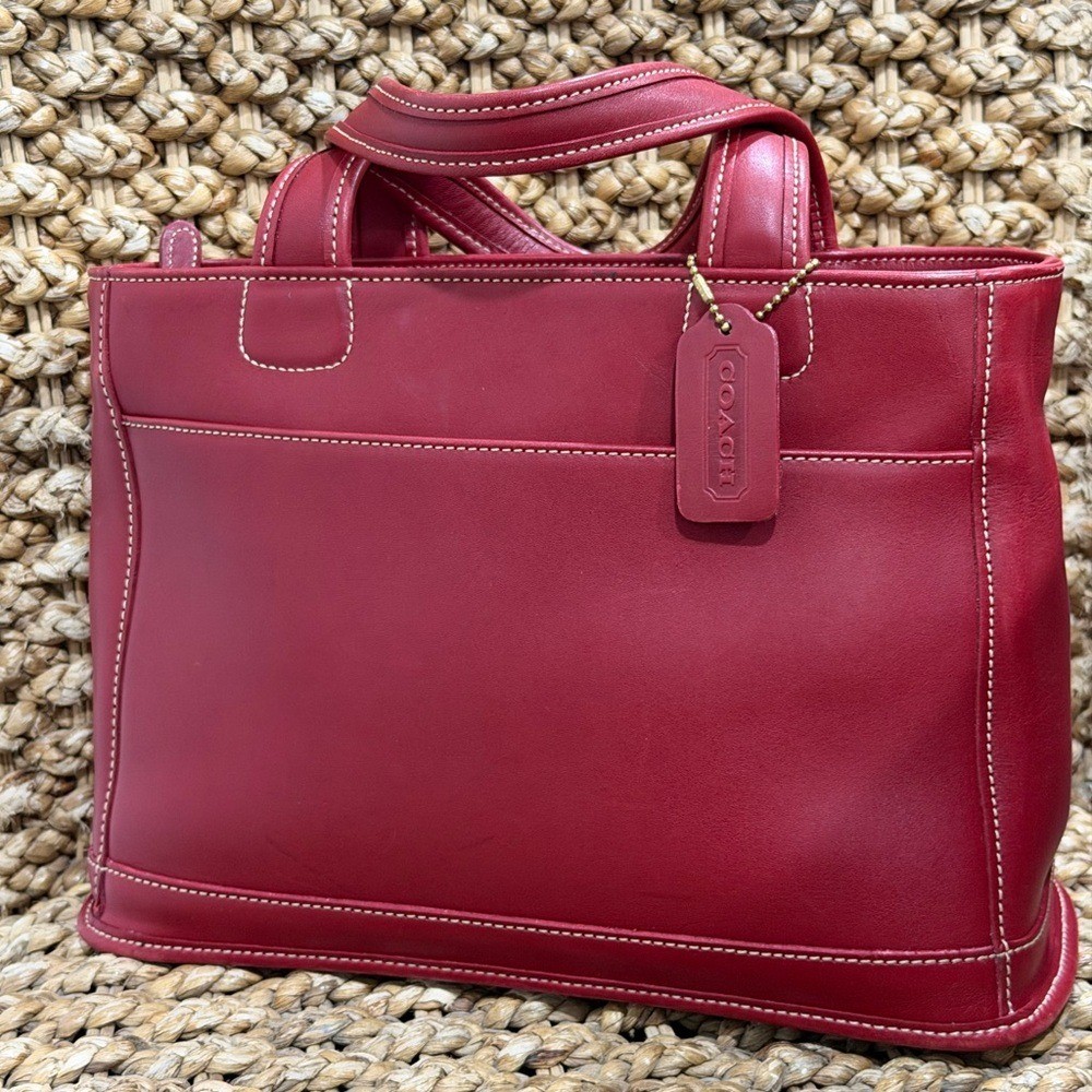 Vintage Leather Coach Bleecker Satchel 9303