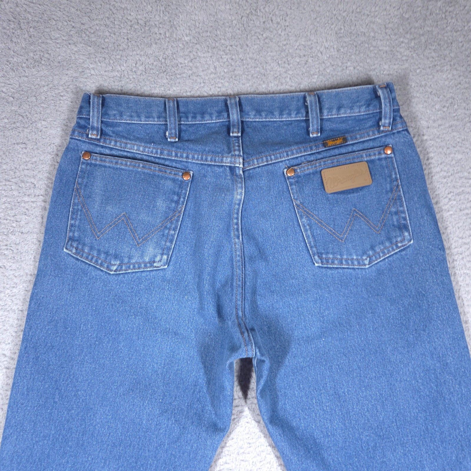 Wrangler Jeans Men’s 35×34 (Fits 34×31) Blue Cowboy Cut 13MWZ Denim Western