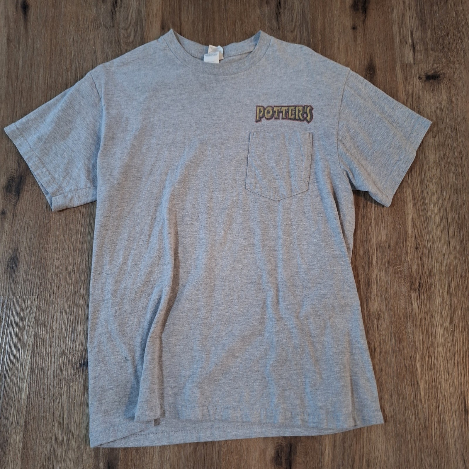Potters Lawn Care & Landscaping Grey Shirt Short Sleeve Bin6