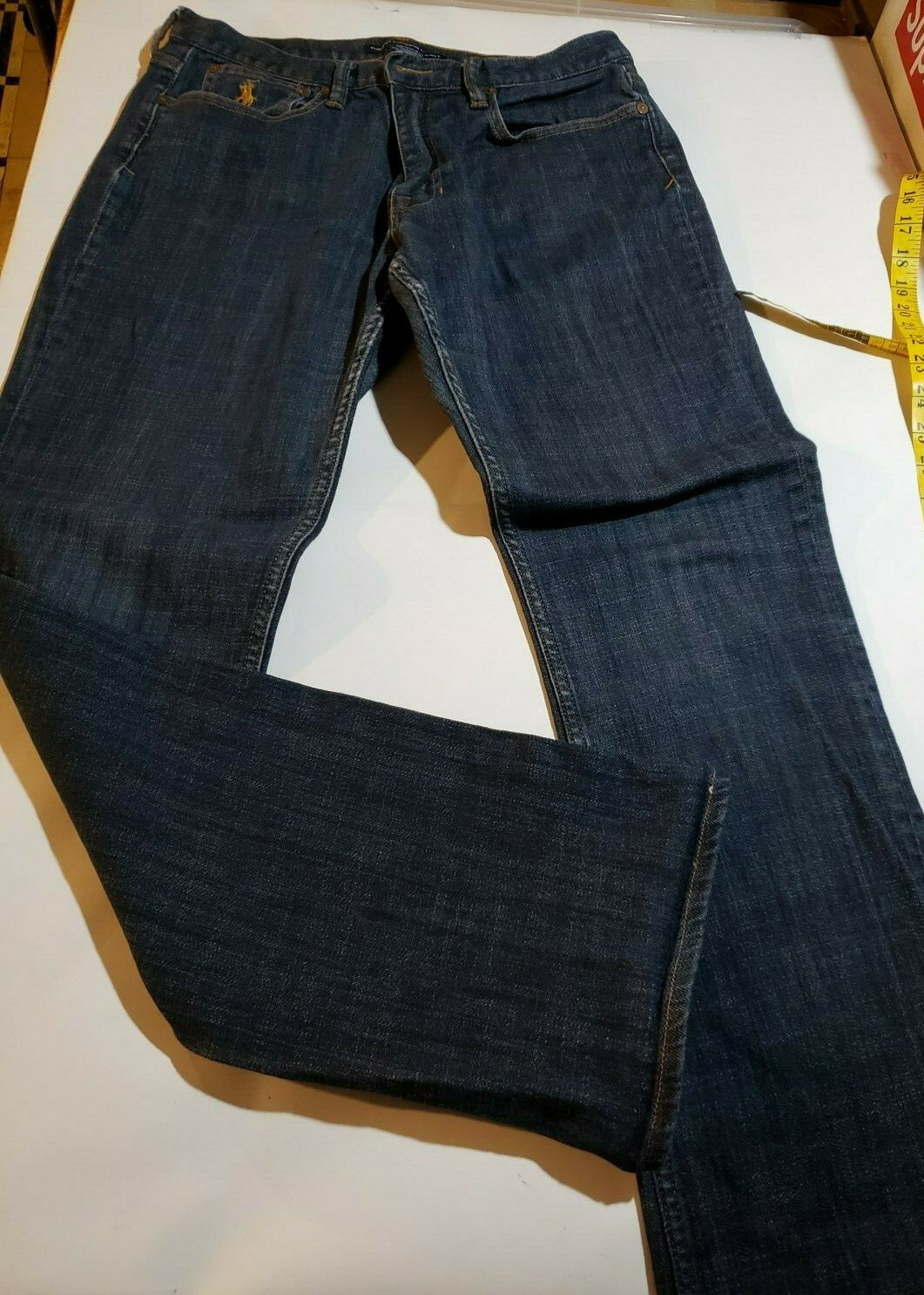 Men’s Size 30W x 30L RALPH LAUREN SPORT Light Denim Jeans PreOwn