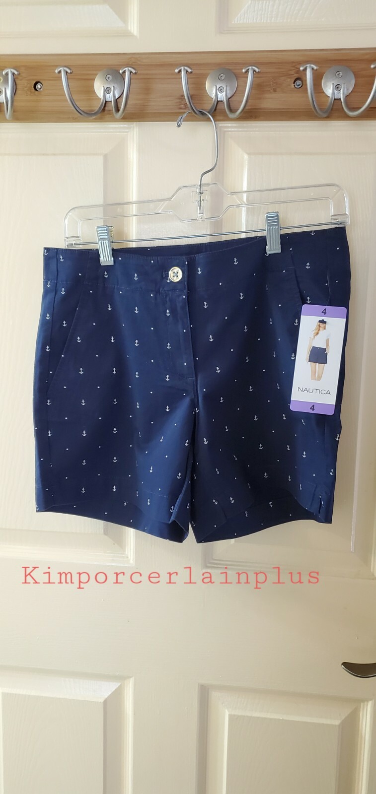 NAUTICA Women Short Cotton Stretch Twill Nautica Logo NAVY SEA Please Choose