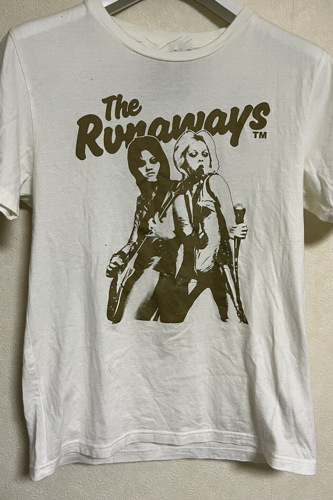 The Runaways band 90s classic Short Sleeve White All Size Shirt