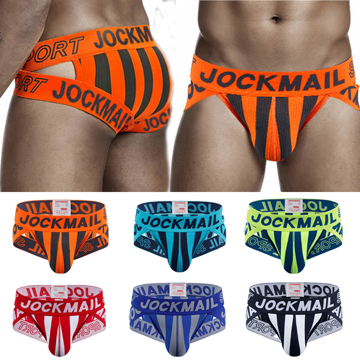 JOCKMAIL Men’s Boxer Briefs Sexy Jockstrap Underwear Sports Pouch Underpants UK