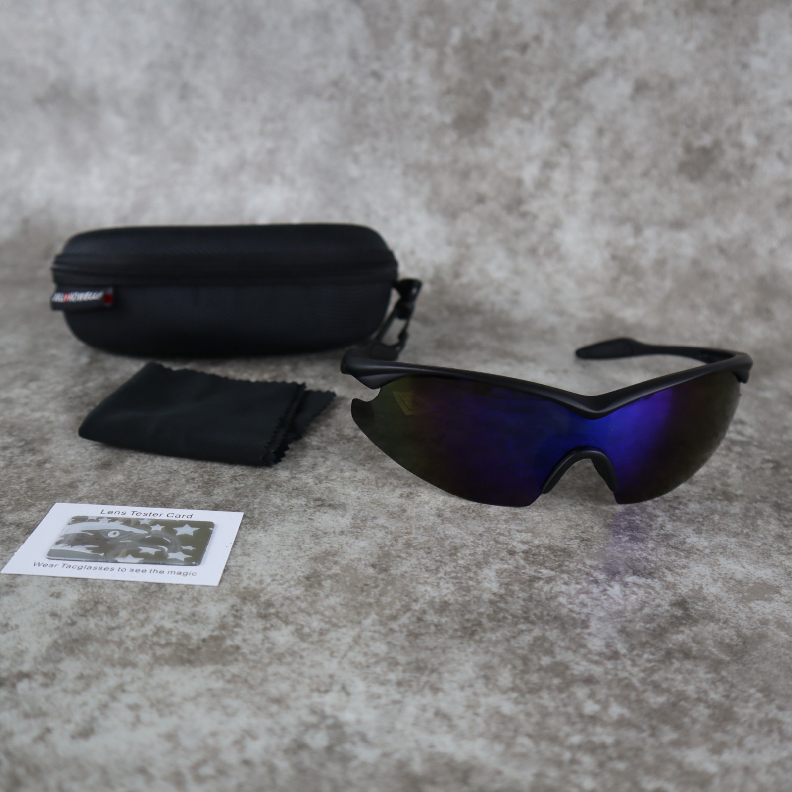 Bell & Howell TacGlasses As Seen On TV Polarized Sun Glasses Black Frames