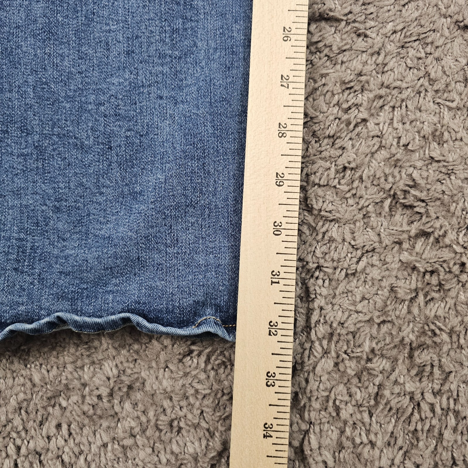 Dear John Jeans Women 32 Boot Cut Mid Rise Stretch Light Wash Sloane 33×32