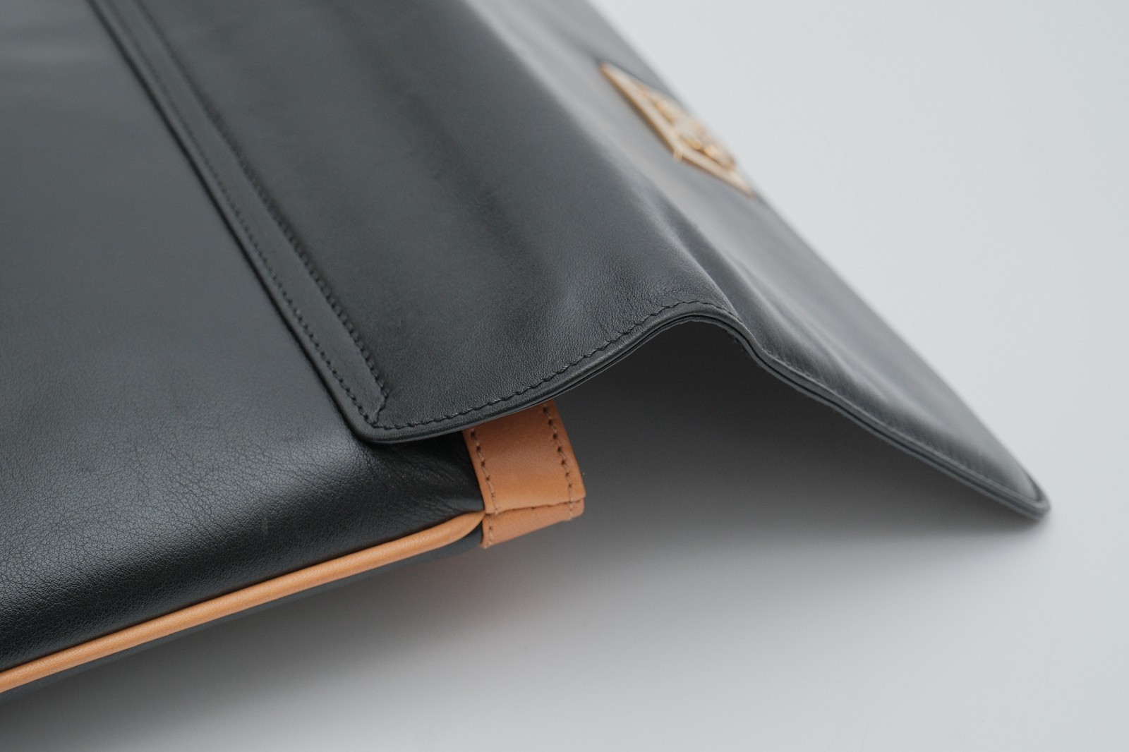 CELINE Clutch Hand bag Purse Horse Carriage Black