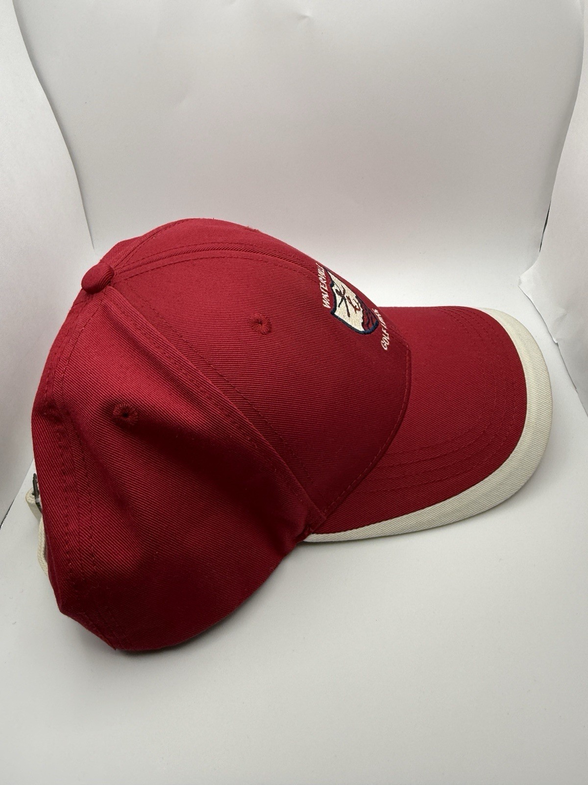 Waterville Golf Club Hat Mens Strapback Red Texace Cap Adjustable One Size Logo