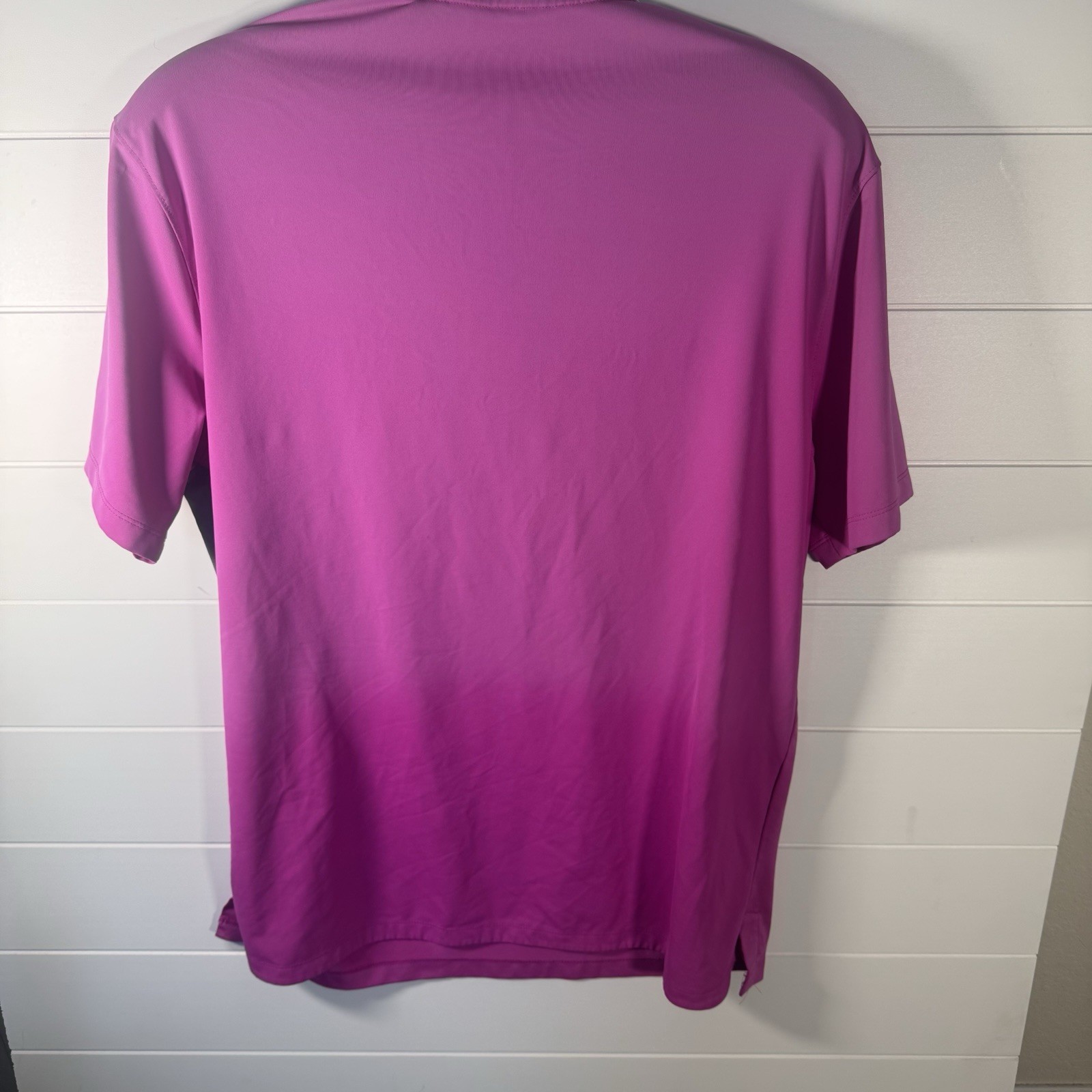 Nike Golf Polo Shirt Mens Medium Dri-Fit Colorblock Performance Tech Blend
