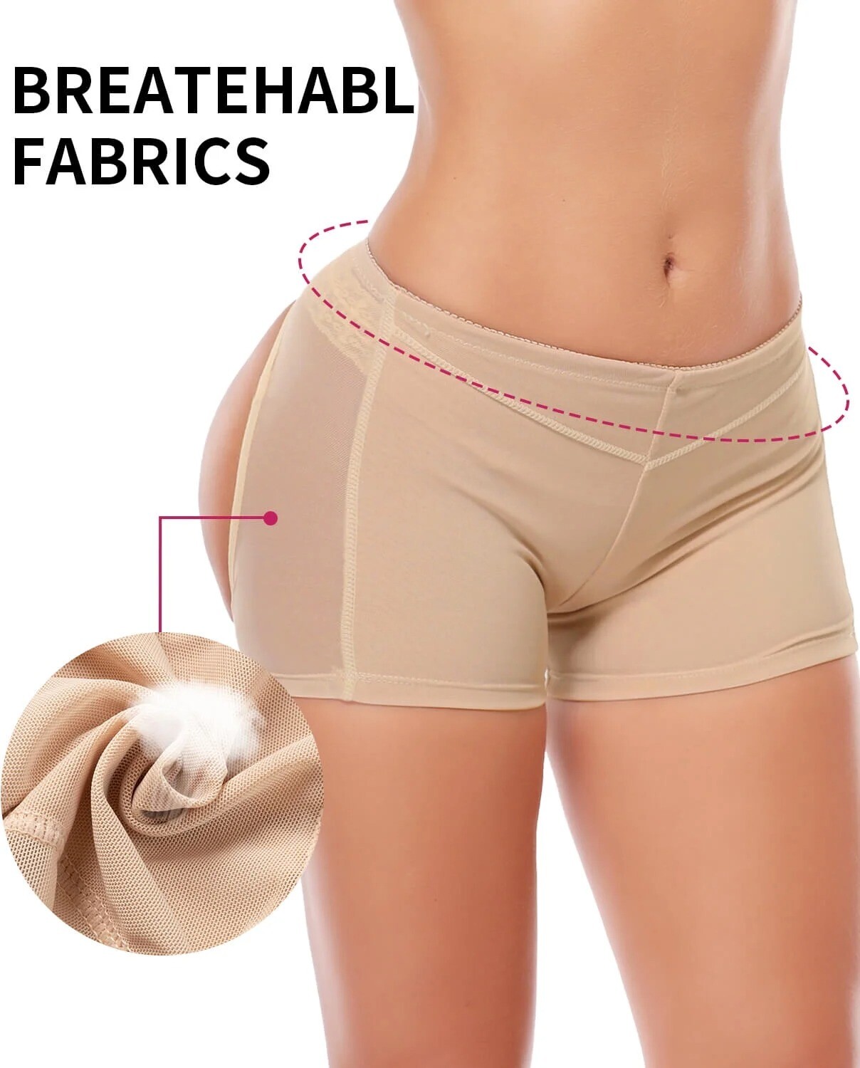 2 Pack Women Butt Lifter Booty Hips Enhancer Shapewear Body Shaper Underwear US