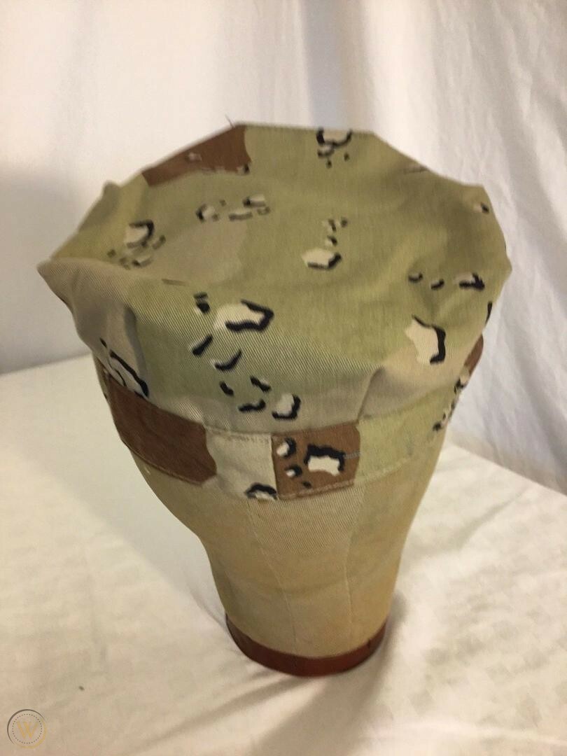 Marine Corps Chocolate Chip 8 Point Cover -USMC 6-Color Desert Utility Hat – USA