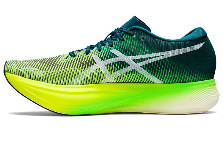 ASICS Metaspeed Edge+ Velvet Pine Safety Yellow – 1013A116-300