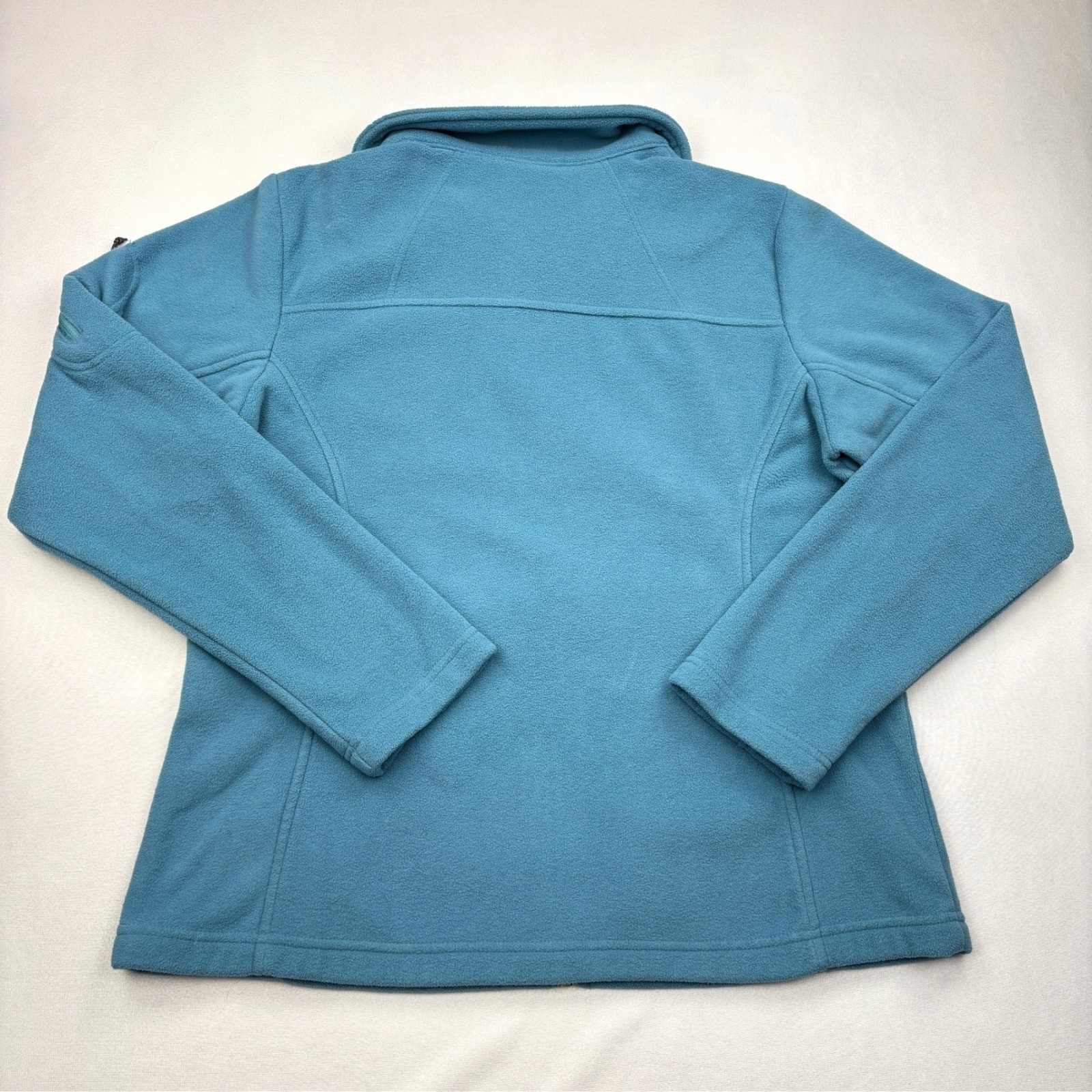 Columbia Fast Trek II Fleece Jacket Full Zip Teal Blue Womens Size XL