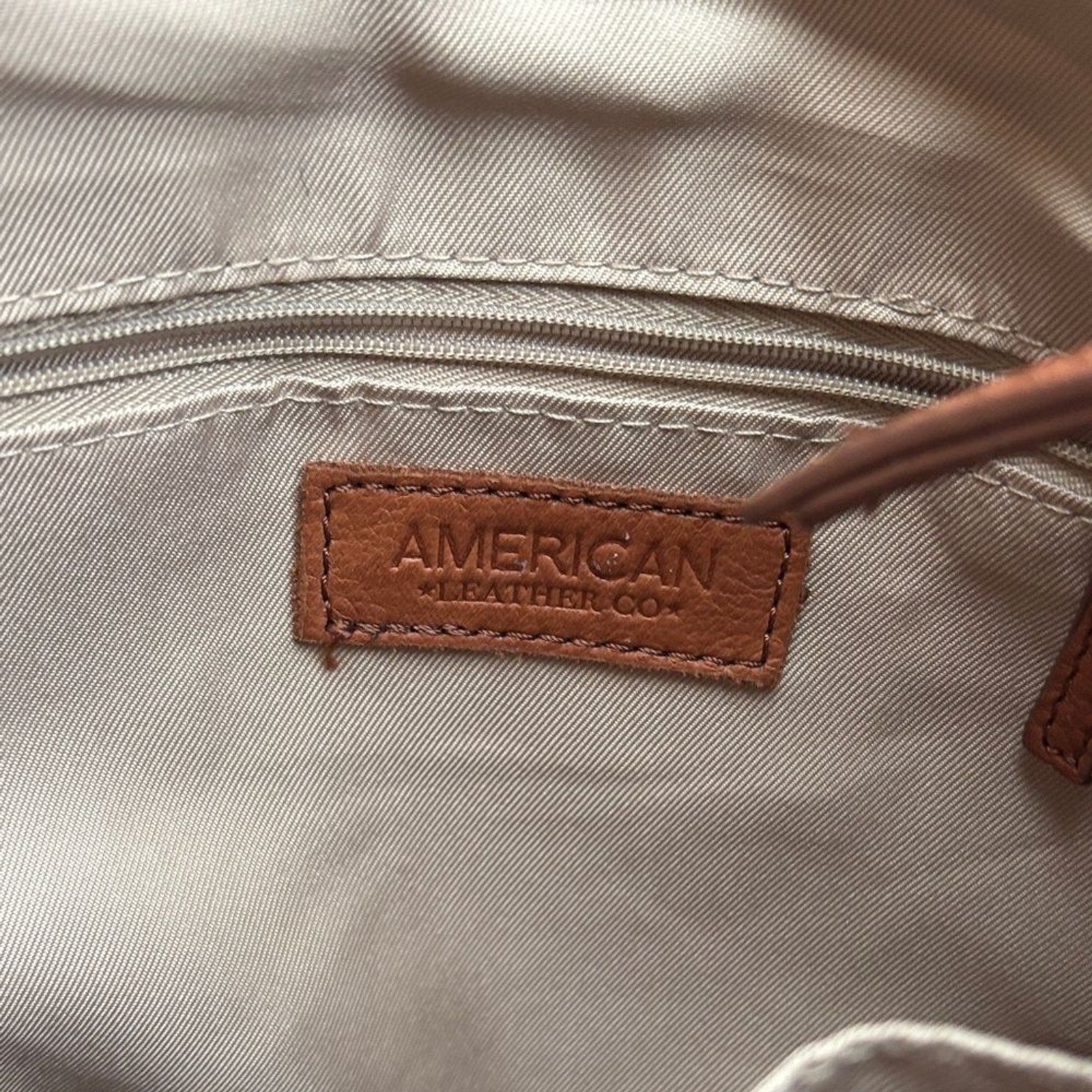 American Leather Co. brown Women backpack Bag purse neutral classic everyday GUC