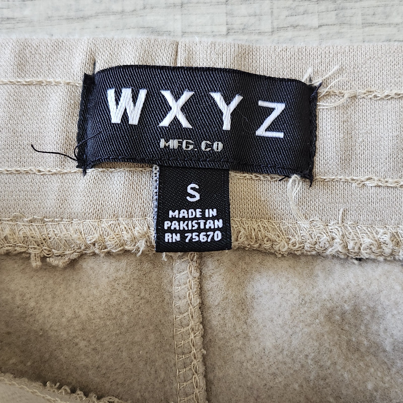 WXYZ MFG CO Men’s Sweatpants Joggers Brown Size S New Without Tags NWOT