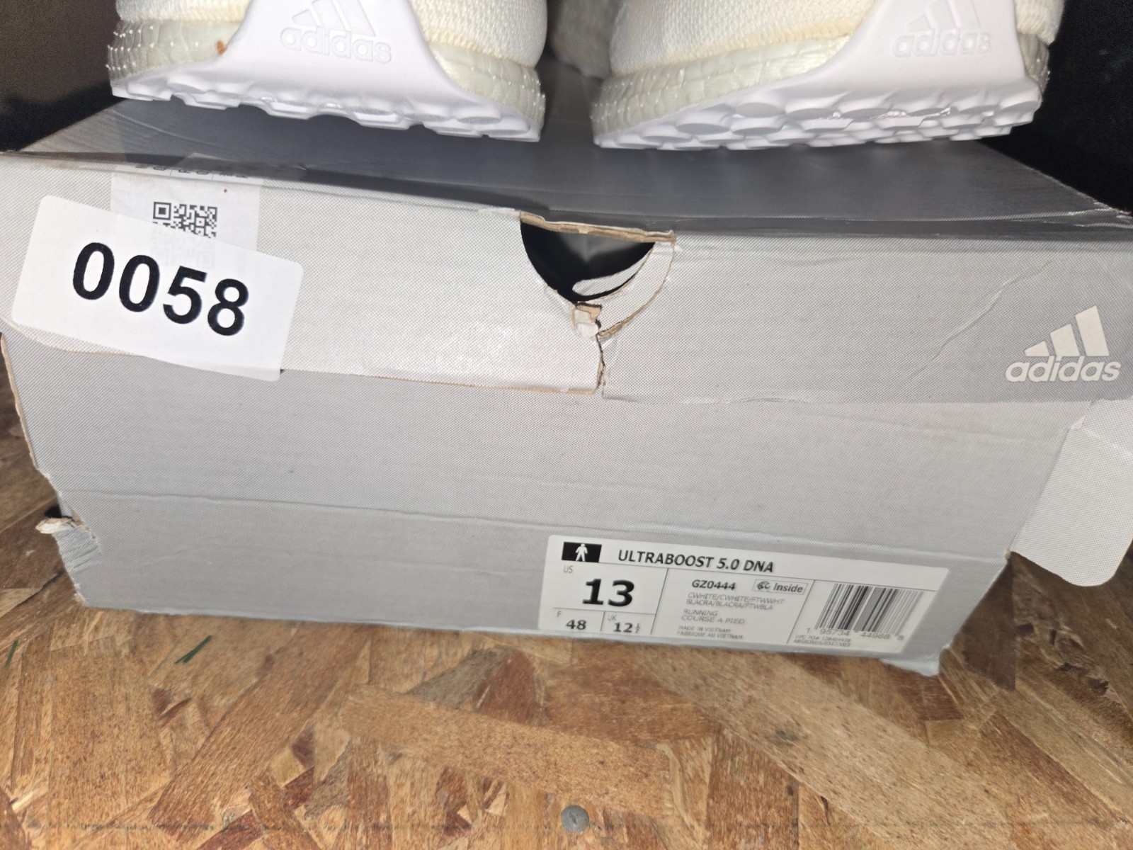 Size 13 – adidas UltraBoost 5.0 DNA Chalk White