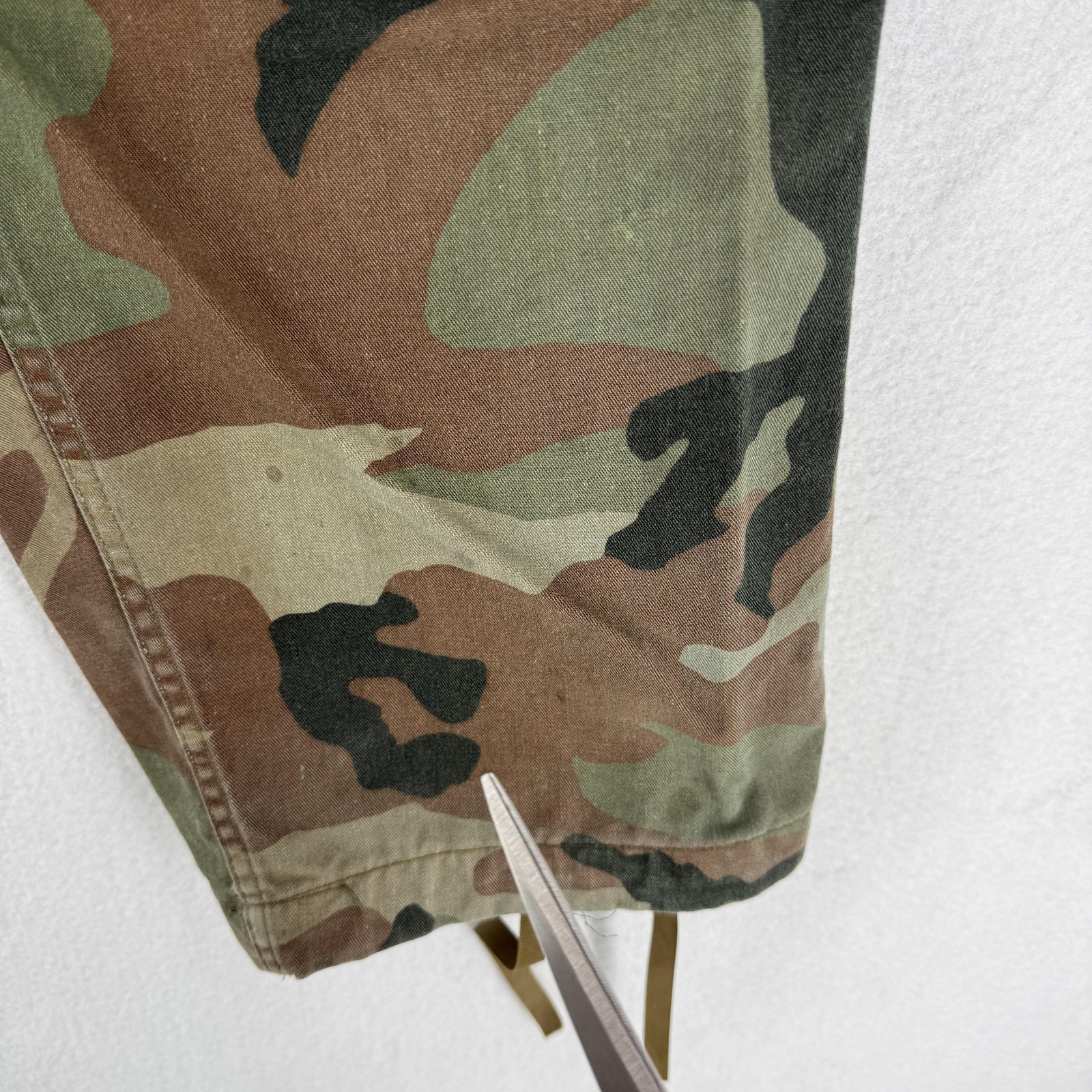 Vintage Winfield MFG Co Combat Pants Mens 38×31 Woodland Camo Cargo BDU 80s