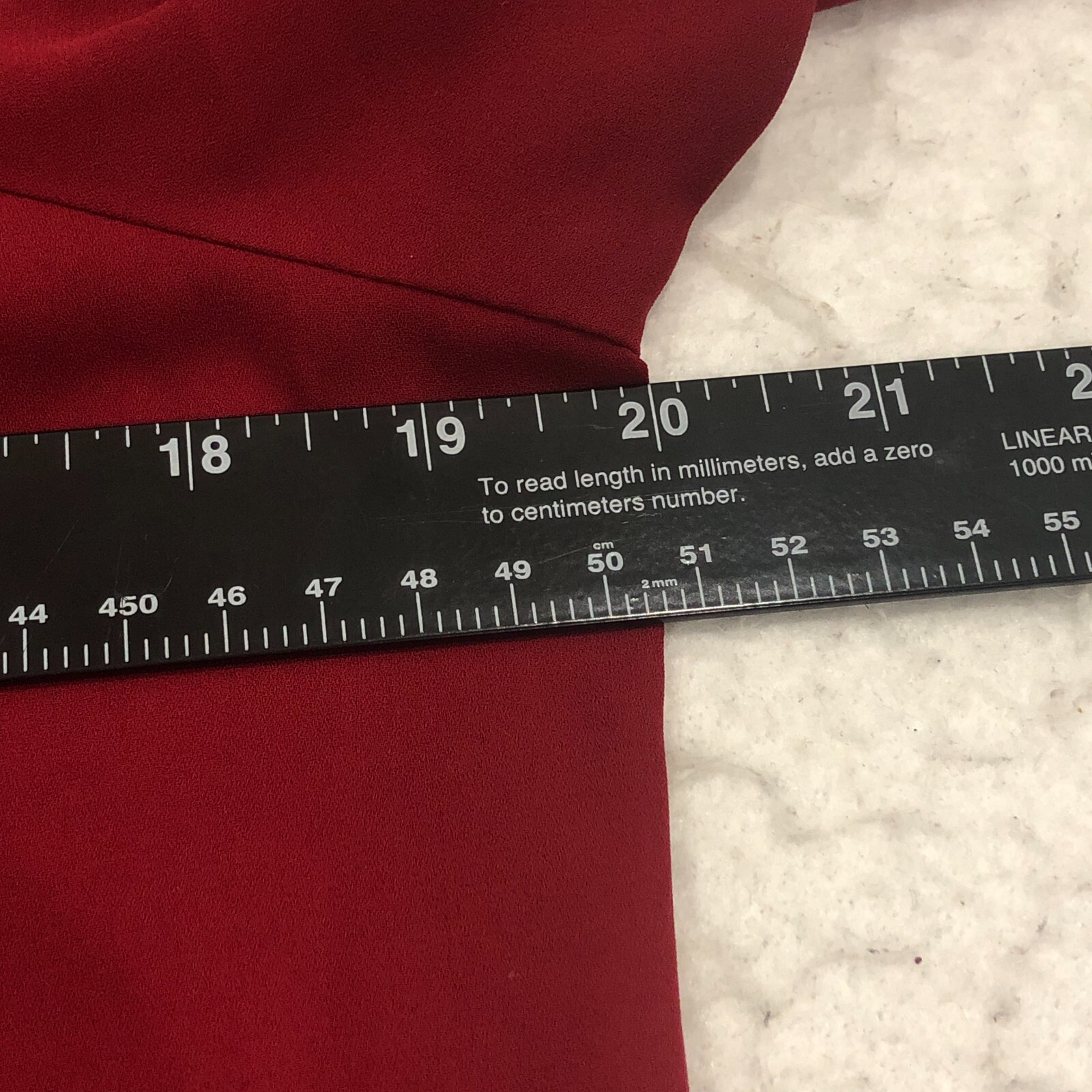 7th Avenue New York & Company Womens Top Sz M Red Cold Shoulder