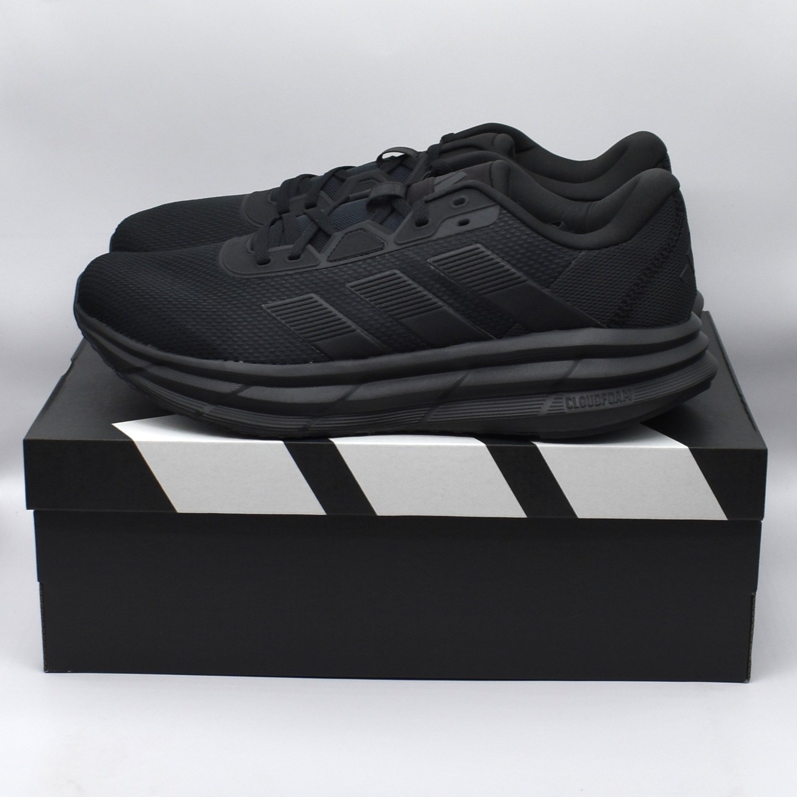 Adidas Galaxy 7 Running Shoes Men’s Size 11 Triple Black Cloudfoam NWT ID8757