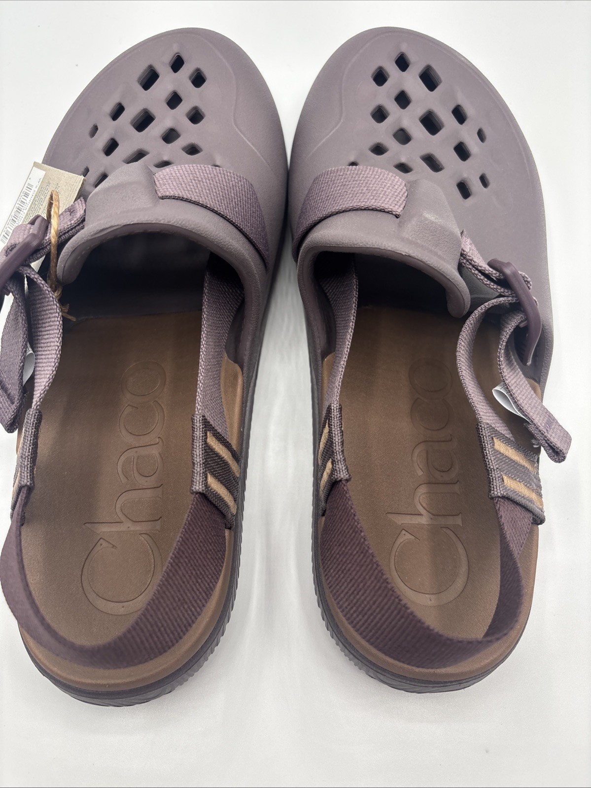 Chaco Chillos Clog Slip On Shoe Sparrow Brown (Purple) Women’s Size 9 New
