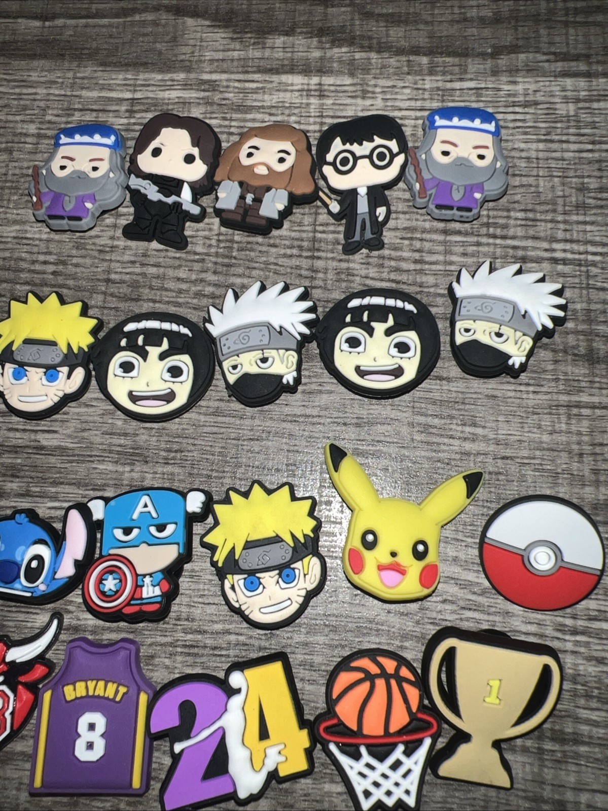 Croc Charms Lot Of 96 Random Mixed Pop Culture Shoe Charms Kids Adults Jibbitz
