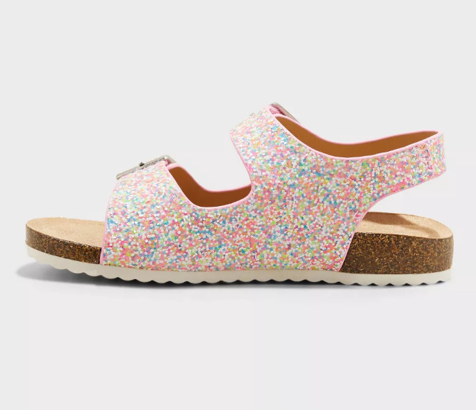 Toddler Reagan Footbed Sandals Multicolor – Cat & Jack – CHOOSE SIZE
