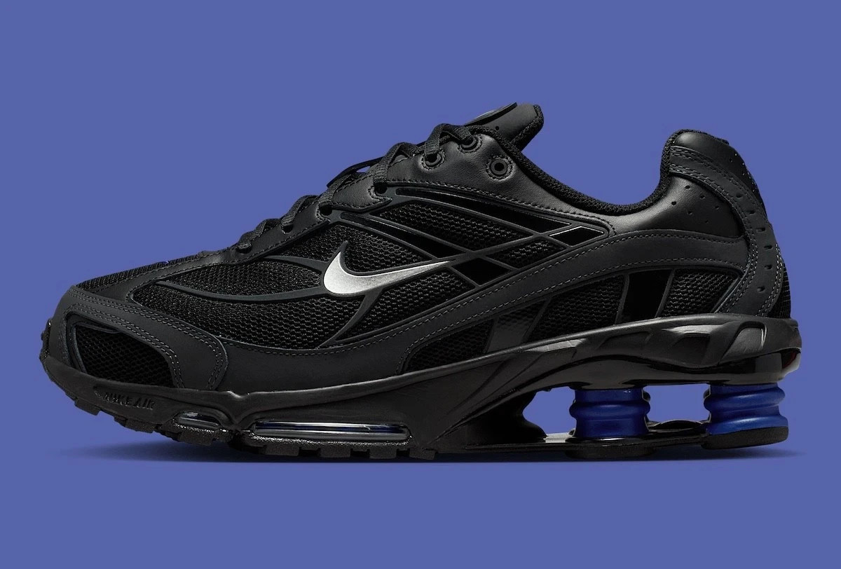 Nike Shox Ride 2 Black Metallic Silver Deep Royal Blue IM5999-010 Mens Size